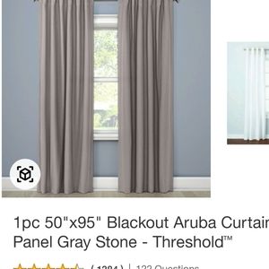 Threshold Linen Blackout Curtain